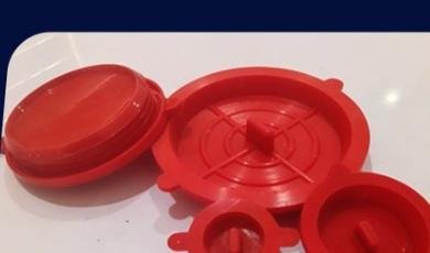 Precision Red Silicone Seals